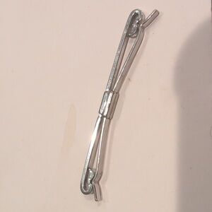 Simmons 1929 Vintage Collar Bar Clip silver tone Men Jewelry Formal Wear